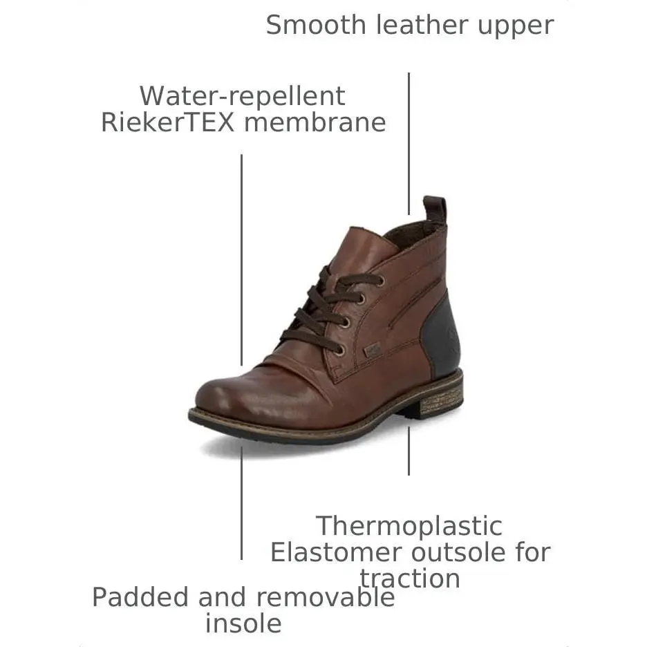 Rieker shoes - 74804 - 74804 - chestnut/antik 1