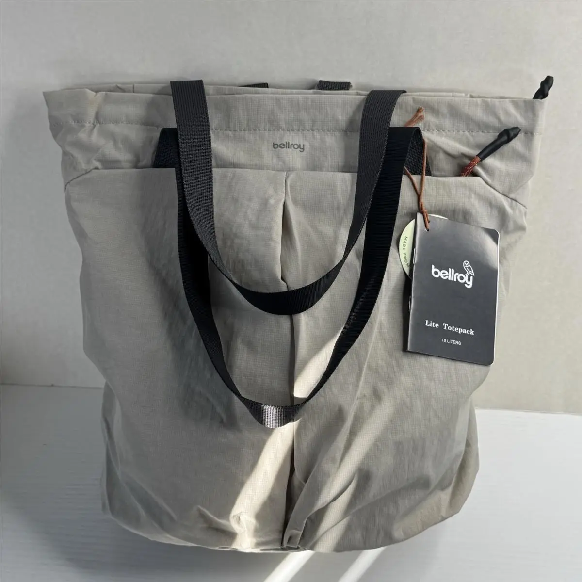 Lite Totepack Backpack Combo 18L Grey/ash Casual Tote Bag by Bellroy