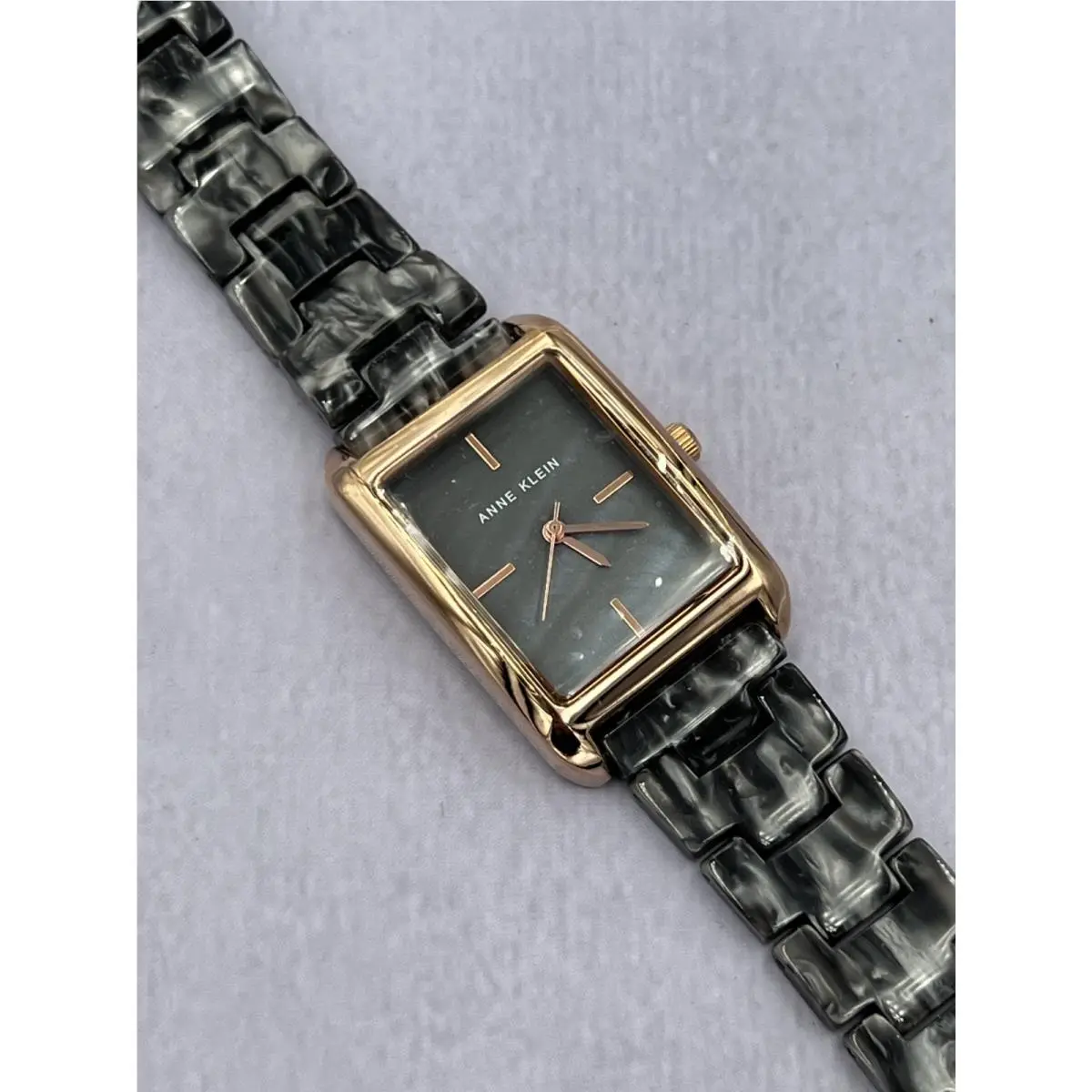 AK/5290RGDG Women`s Gray Mop Dial Rose Gold Case Analog Watch by Anne Klein