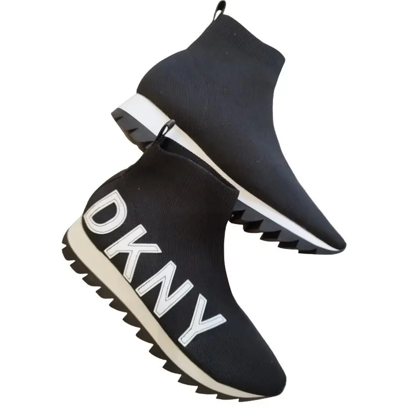 DKNY shoes - AGGIE SOCK SNEAKER - AGGIE SOCK SNEAKER - K4198640 BLKW - Black 2