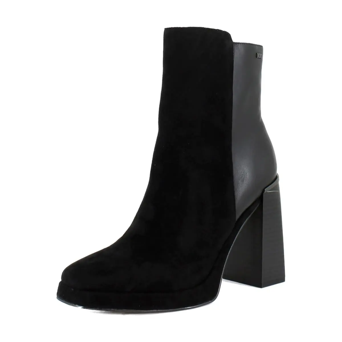 Dkny Womens Platform Metallic Heeled Bootie Roasted Pecan 10