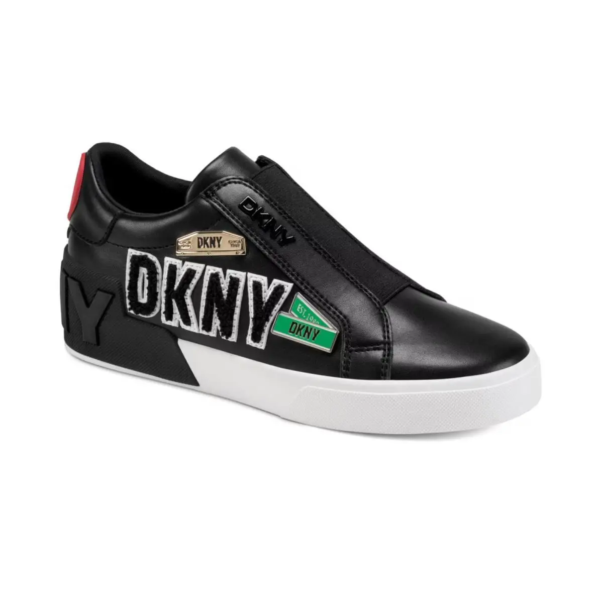 Women`s Dkny Mindy City Signs Slip-on Sneakers Black