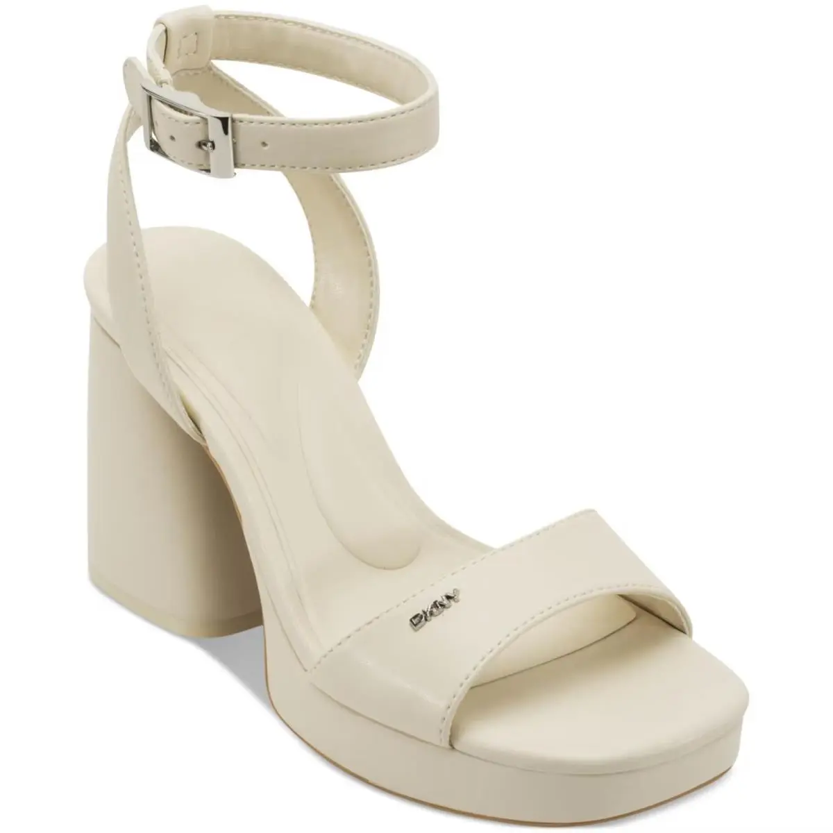 Dkny Women`s Women Scotia Ankle Strap Dress Sandals Bone