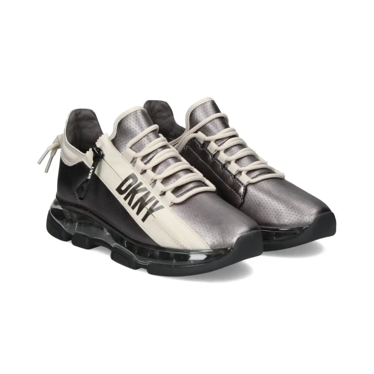 Dkny Women`s Tokyo Lace-up Zip DK Gunmetal
