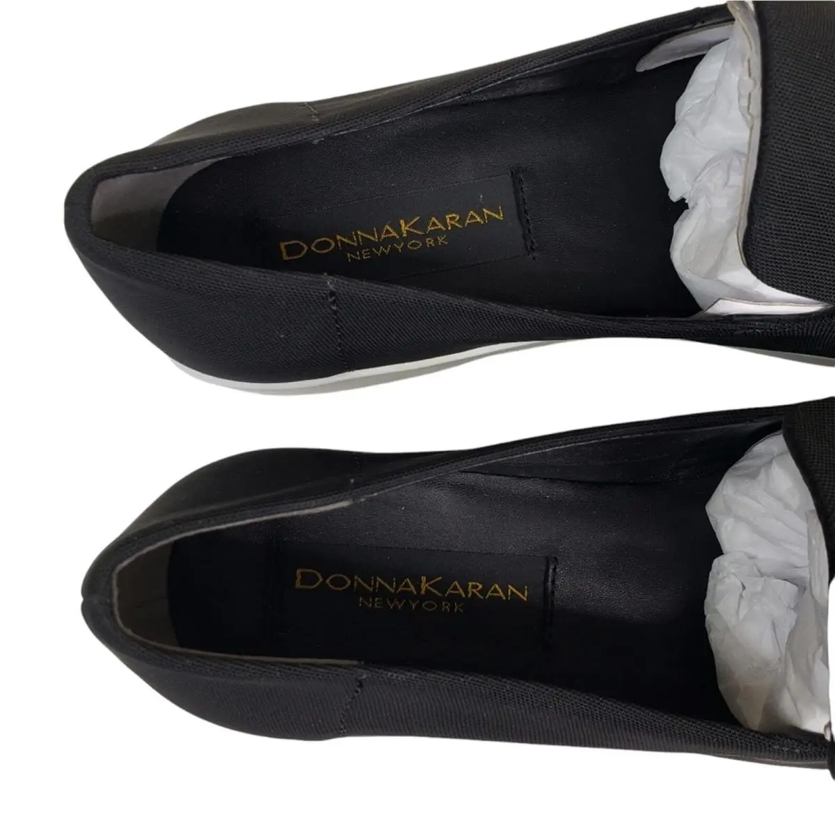 DKNY shoes - Donna Karan Pia Stretch Flat - Black 6