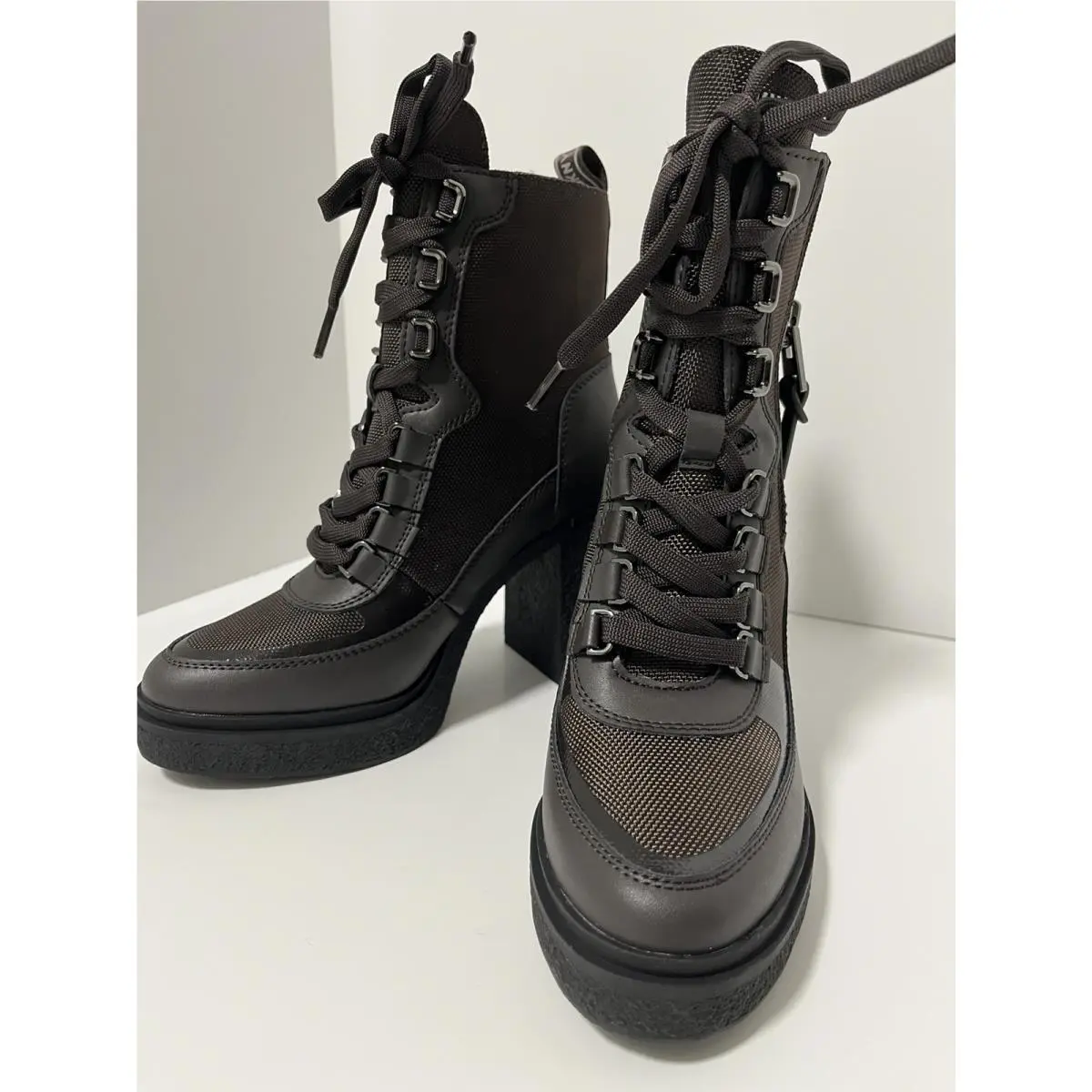 DKNY shoes - Toia - Lace Up Platf - K3373107 - Brown, Black 9