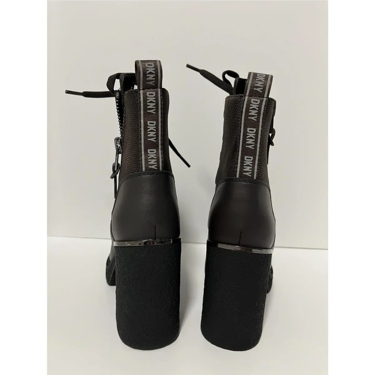 DKNY shoes - Toia - Lace Up Platf - K3373107 - Brown, Black 3