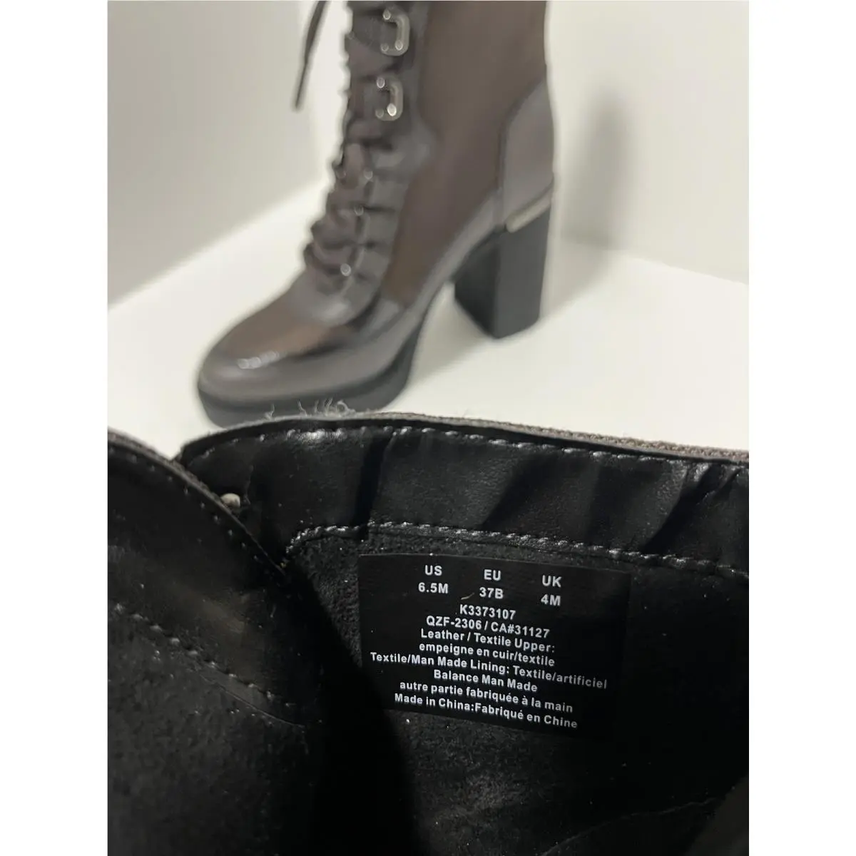 DKNY shoes - Toia - Lace Up Platf - K3373107 - Brown, Black 7