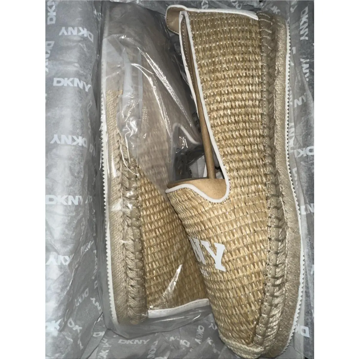 DKNY shoes - DKNY Mally Arch Logo-ES - Mally Arch - Natrl/Brt Wht 2