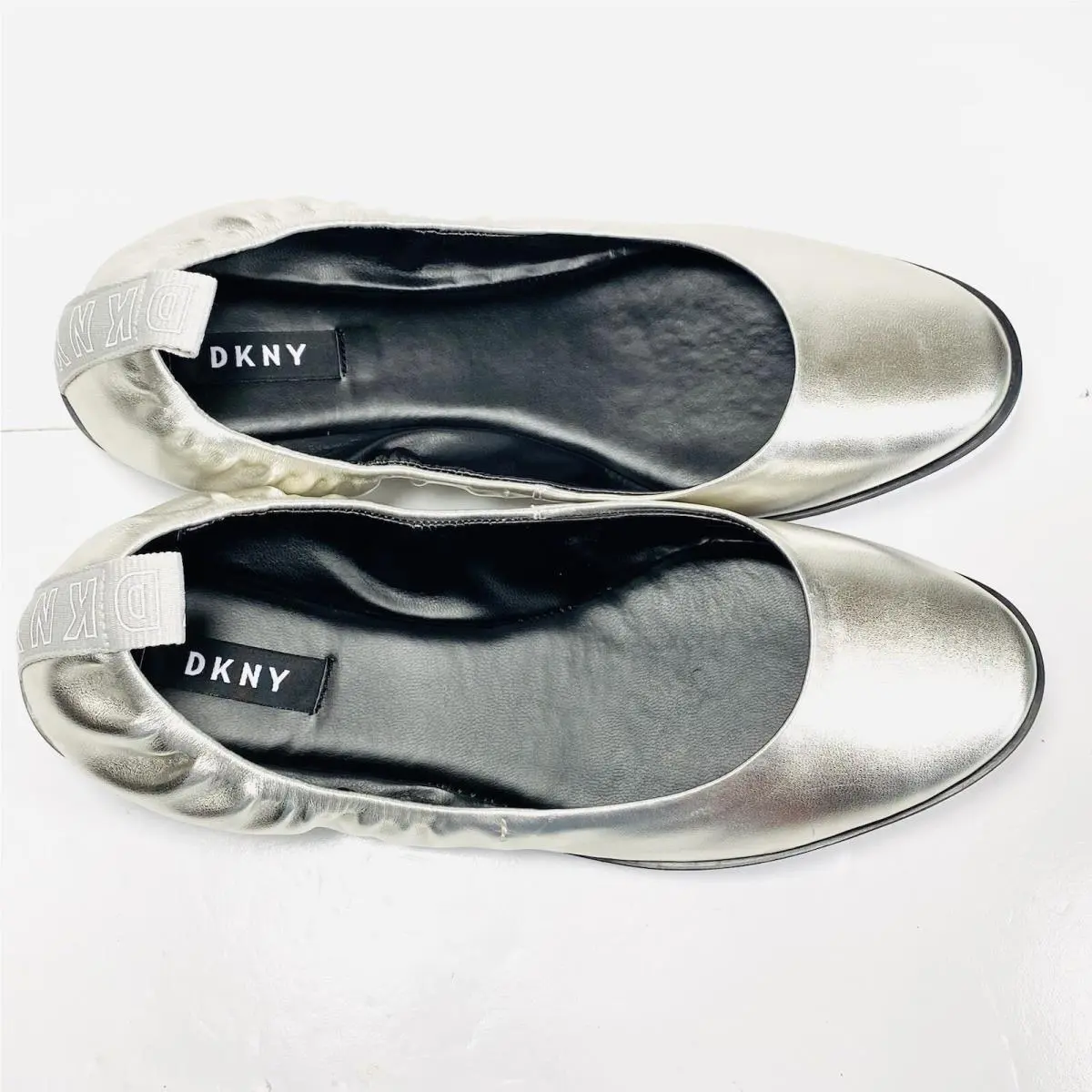 DKNY shoes - DKNY vivi Ballerina - vivi Ballerina - Silver (UPC: 603556276952) 7