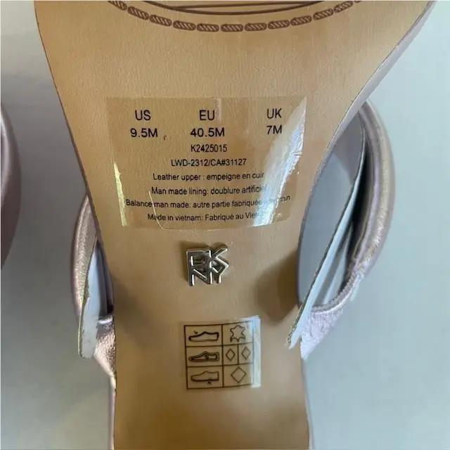 DKNY shoes - DKNY Selene-Double Band - Band - K2425015 - Dusty Rose 7
