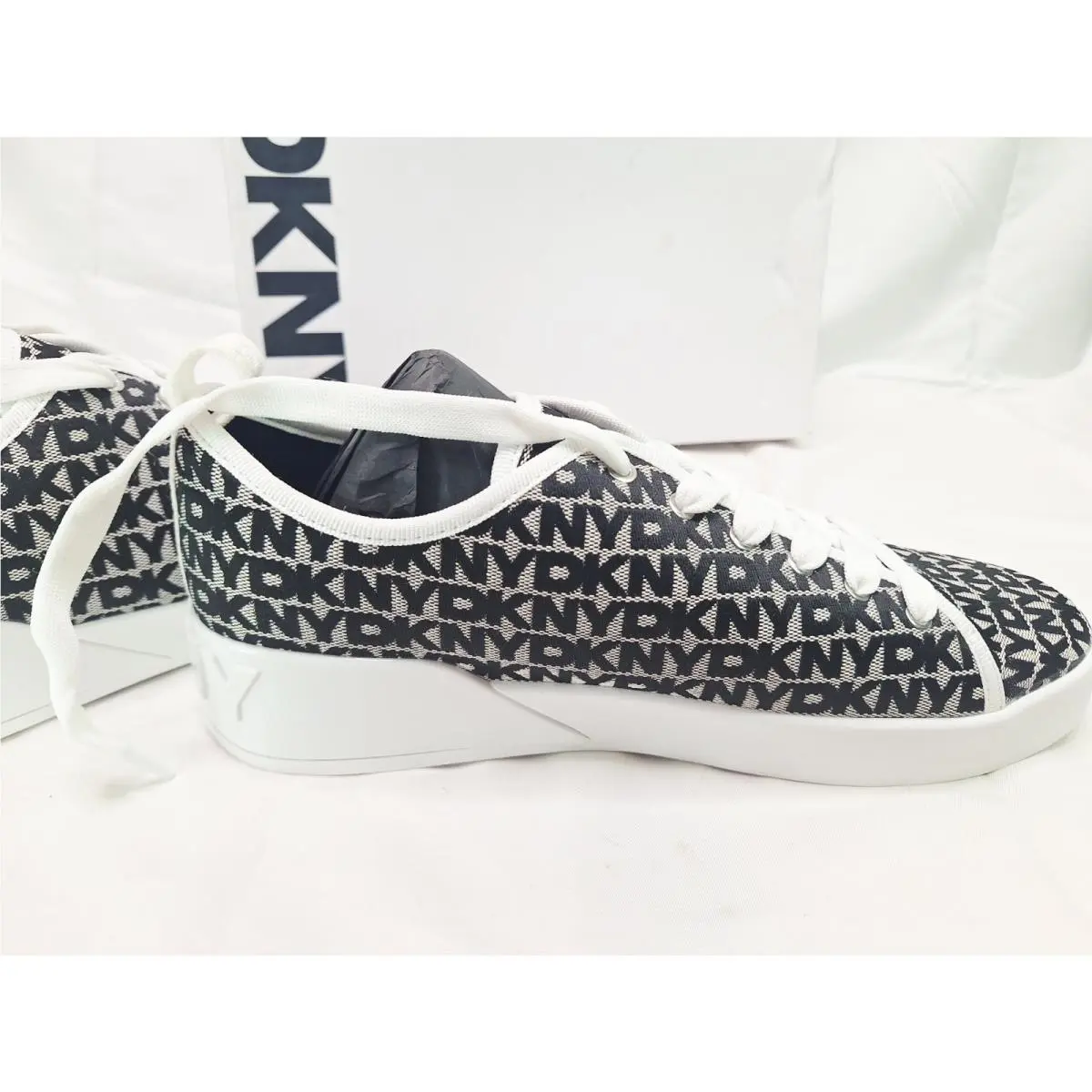DKNY shoes - DKNY Lace Up Sneaker - Lace Sneaker - K3415881 - Black 8