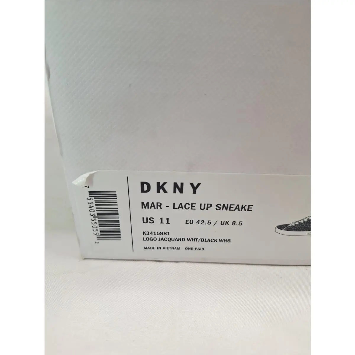 DKNY shoes - DKNY Lace Up Sneaker - Lace Sneaker - K3415881 - Black 0