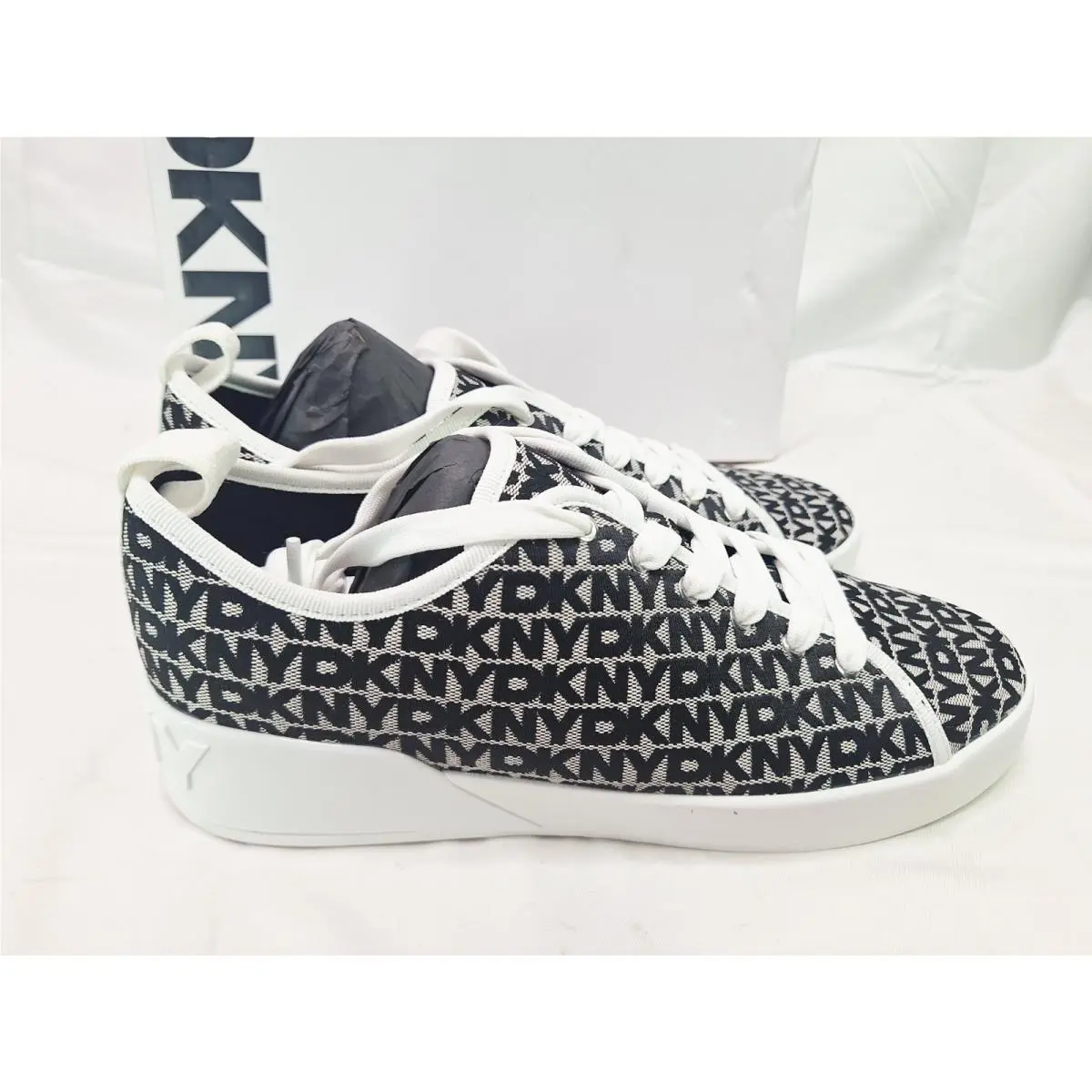 DKNY shoes - DKNY Lace Up Sneaker - Lace Sneaker - K3415881 - Black 6