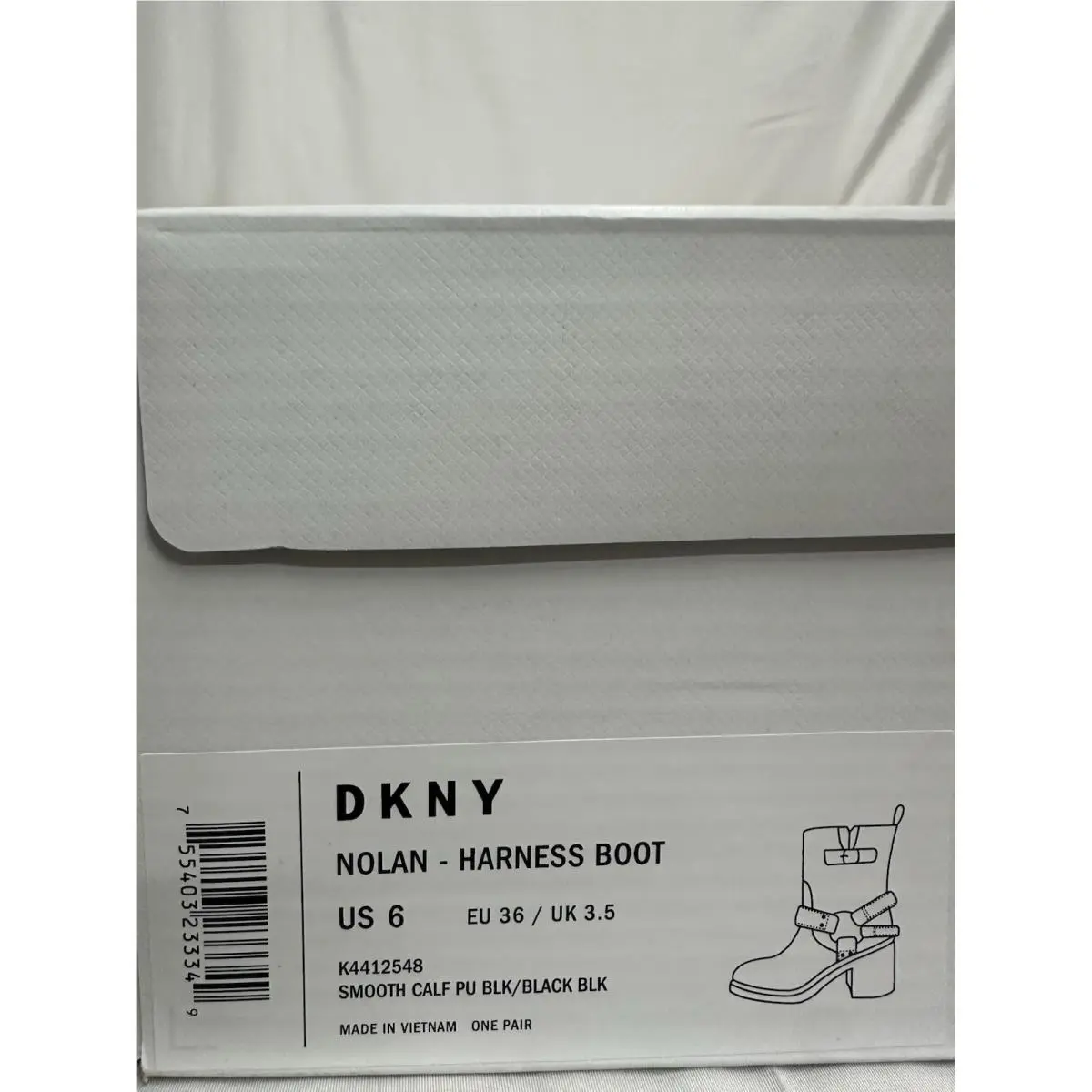 DKNY shoes - DKNY Nolan - Harness Boot - Black (UPC: 0755403233349) 7