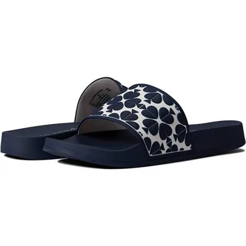 Kate Spade New York Women`s Olympia Slip-on Sandals Ecru/blazer Blue