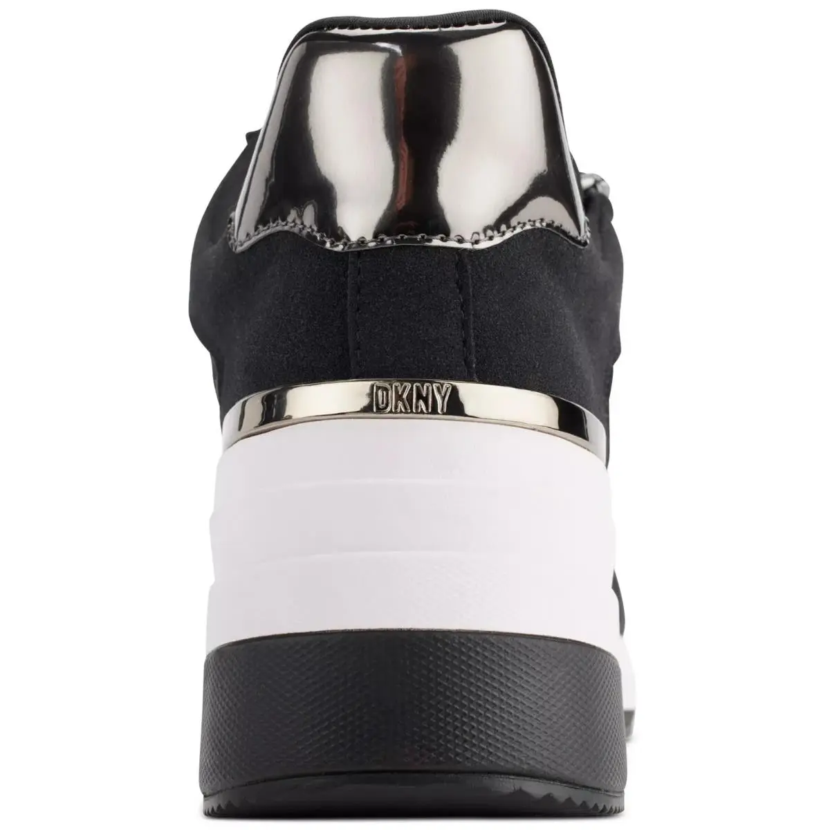 DKNY shoes - DKNY Kaden Wedge - Kaden Wedge - Black/Dark Gunmetal (UPC: 755404724242) 1