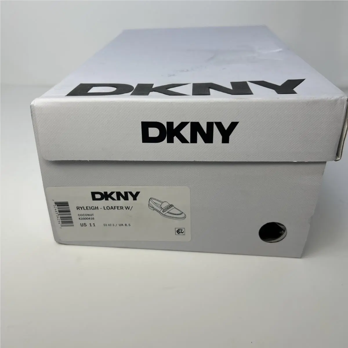 DKNY shoes - DKNY Ryleigh Chain Loafers - Ryleigh Chain Loafers - Coconut (Cream/Off-White) 10