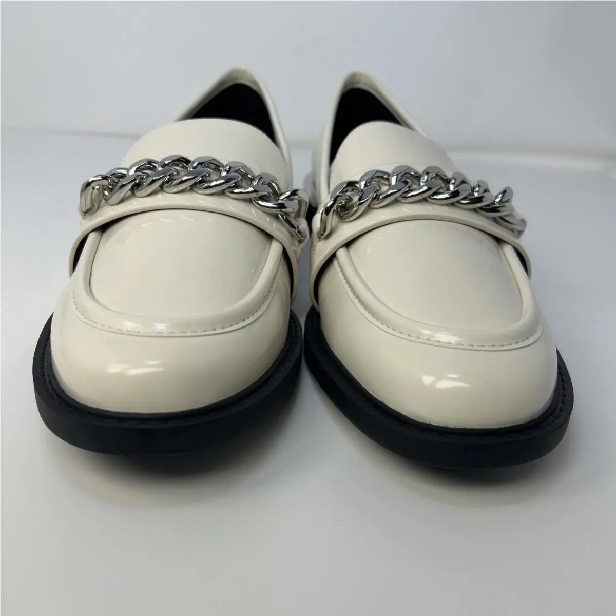 DKNY shoes - DKNY Ryleigh Chain Loafers - Ryleigh Chain Loafers - Coconut (Cream/Off-White) 0