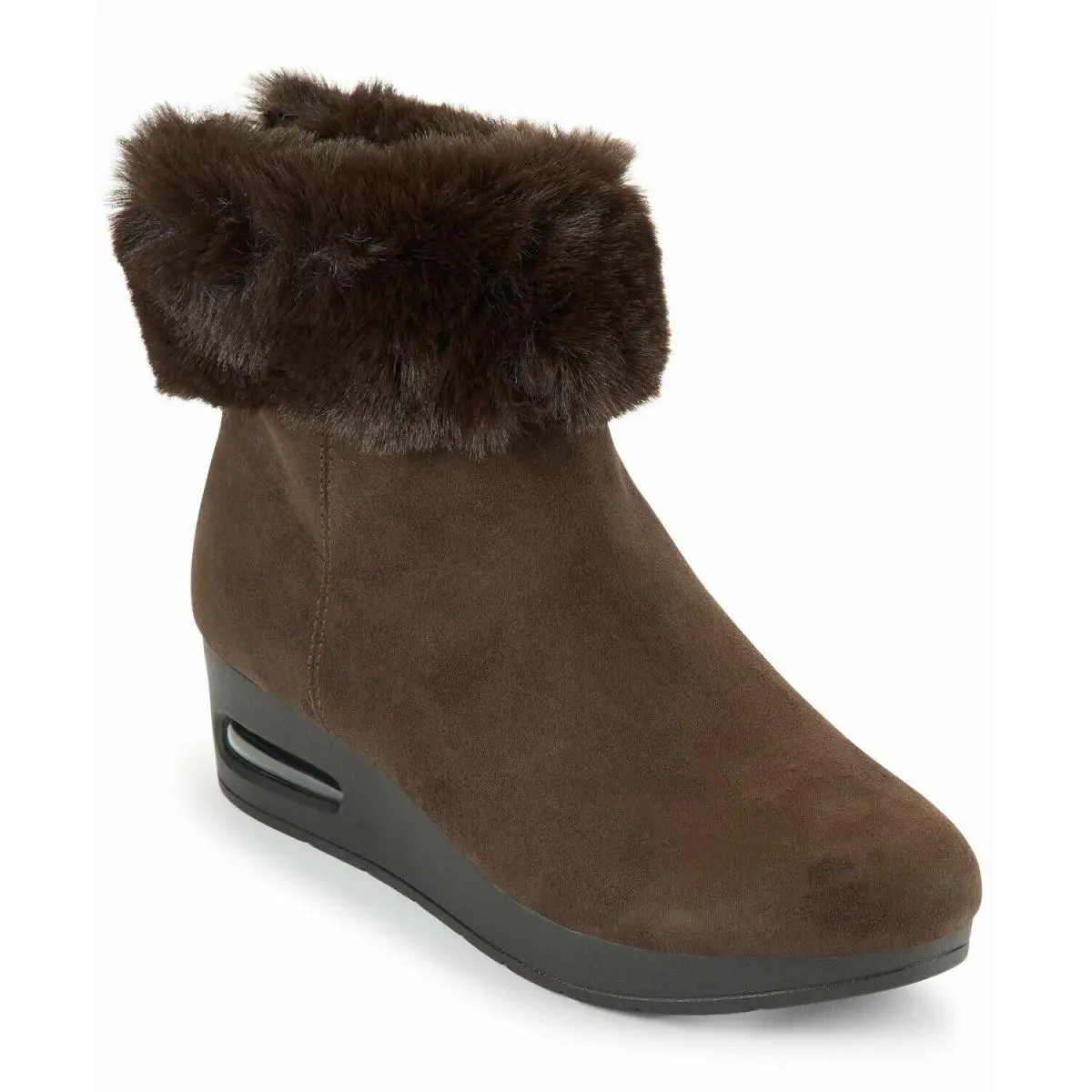 Dkny Women`s Abri Booties Brown Stone Size 6.5M