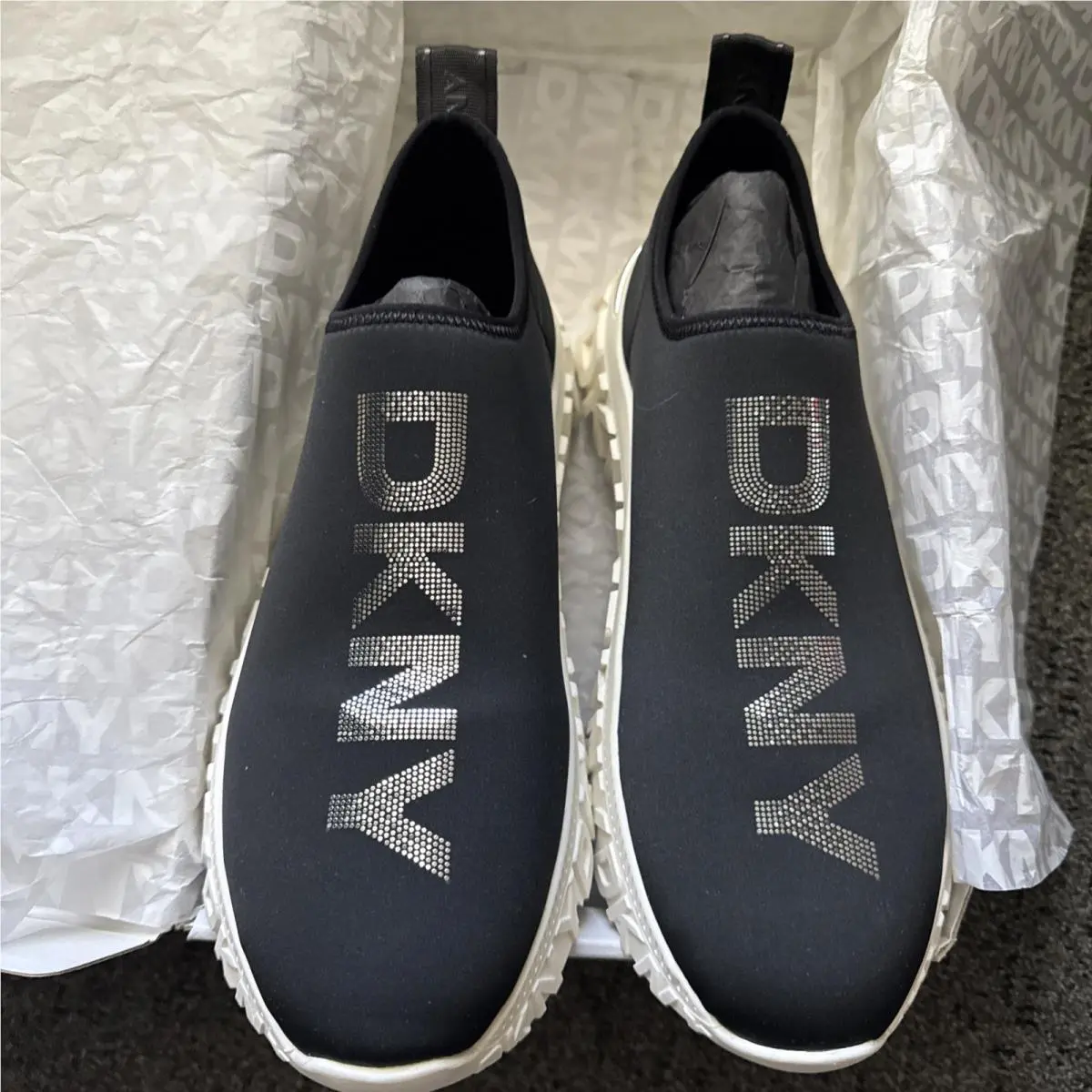 Dkny Lillie Sequins -sli K4544569 Size US 11M 8.5 M Black Unisex Adult