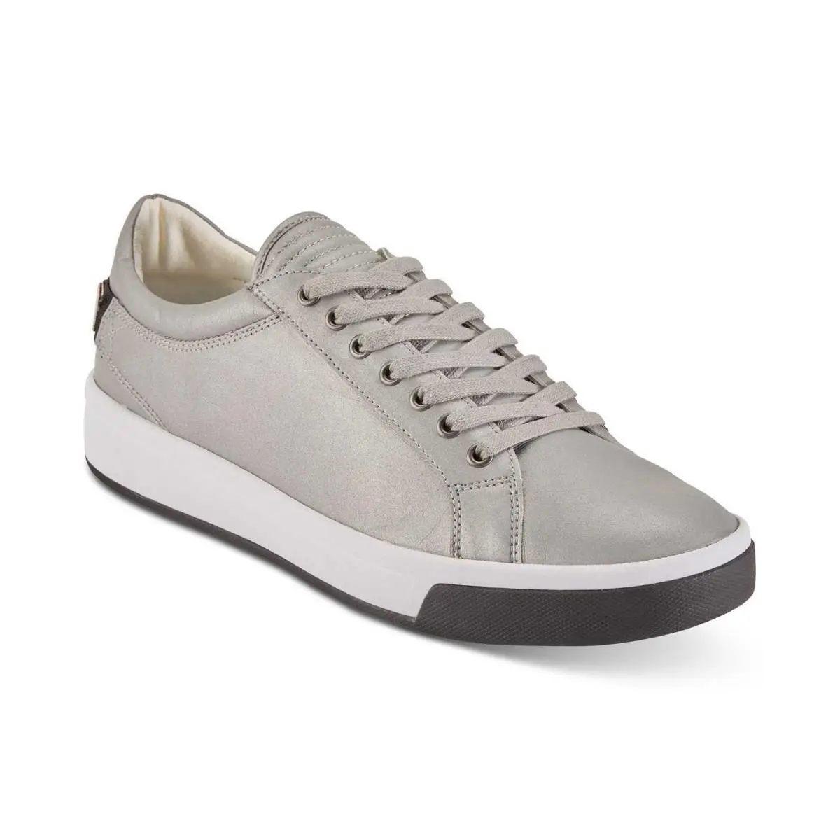 Dkny Men’s Samson Lace-up Sneakers Shoes Silver 12