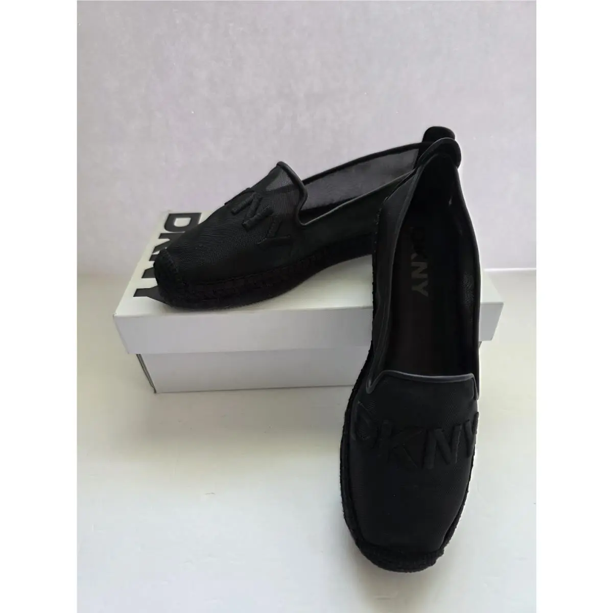 DKNY shoes - DKNY Mallandra Logo Flats - Mallandra Logo Flats - Black 0