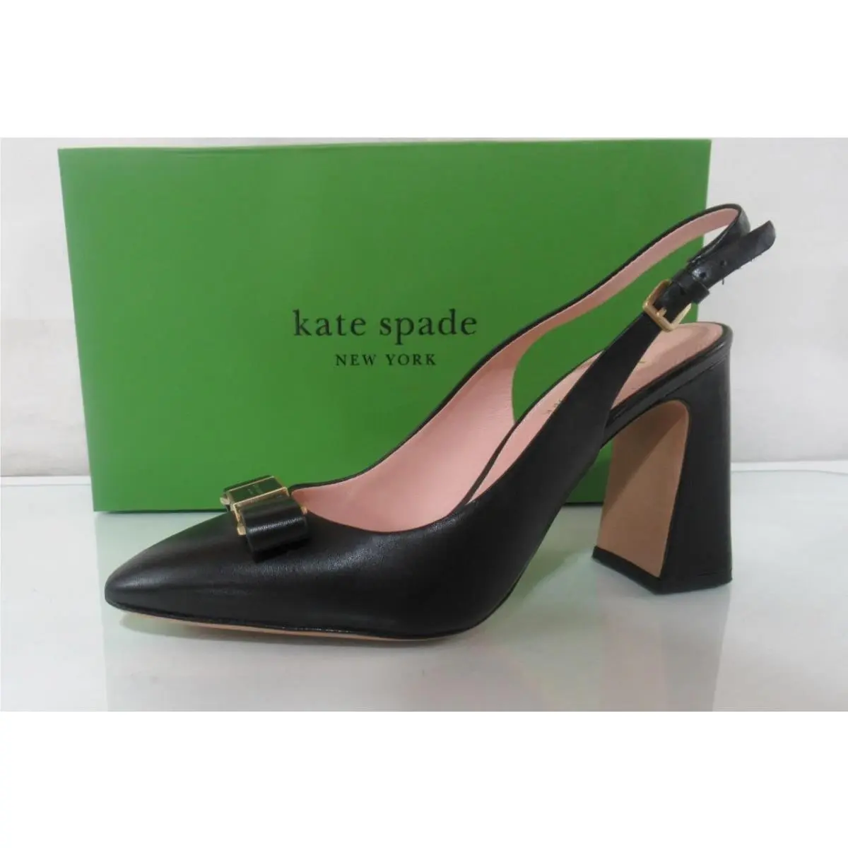 Kate Spade shoes - Kate Spade New York Bowdie Sling - KB829 - Black (UPC: 196021231285) 0