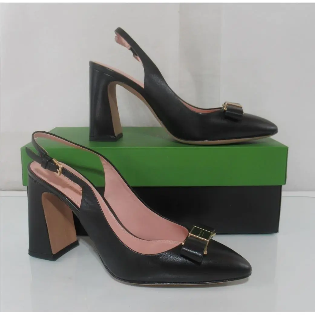 Kate Spade shoes - Kate Spade New York Bowdie Sling - KB829 - Black (UPC: 196021231285) 1