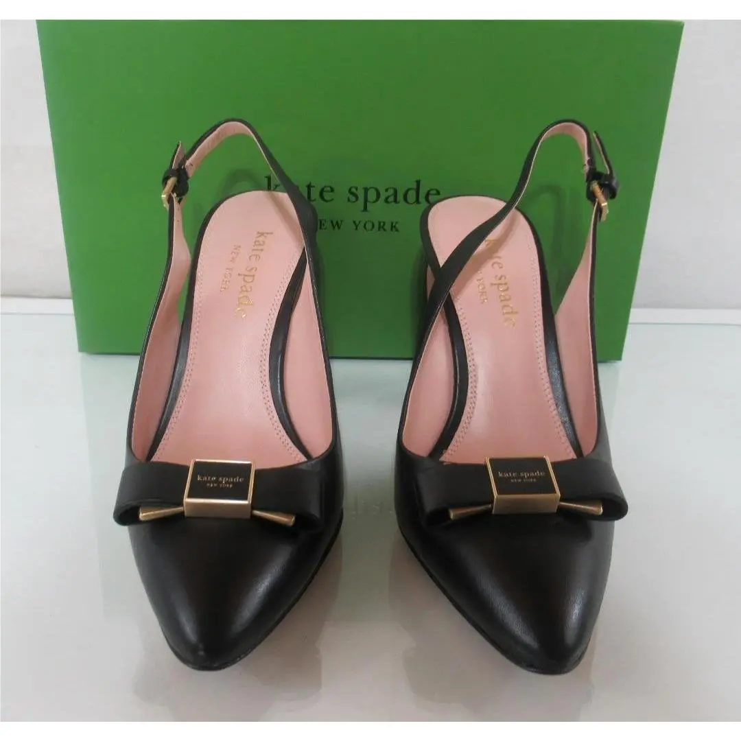 Kate Spade shoes - Kate Spade New York Bowdie Sling - KB829 - Black (UPC: 196021231285) 2