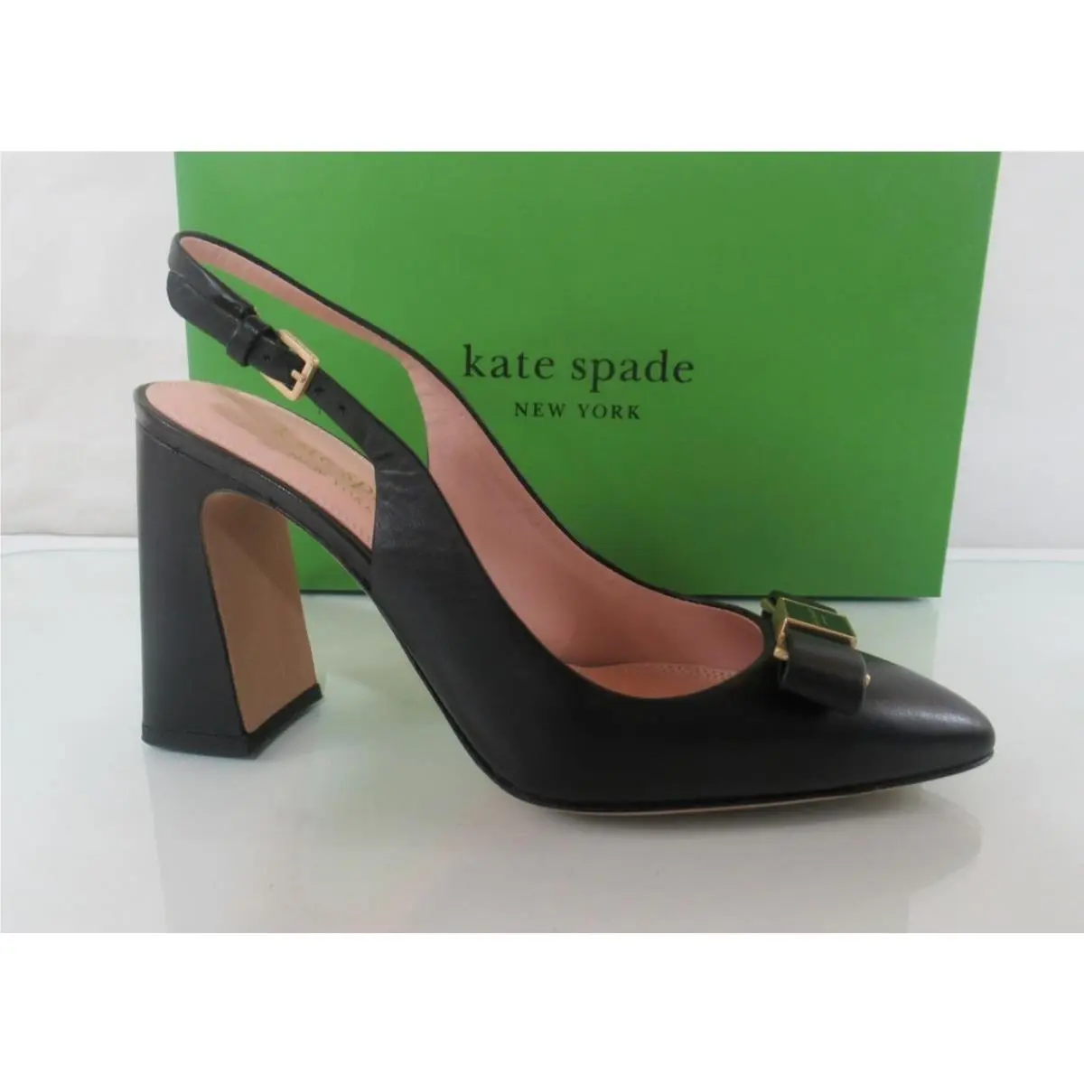 Kate Spade shoes - Kate Spade New York Bowdie Sling - KB829 - Black (UPC: 196021231285) 5