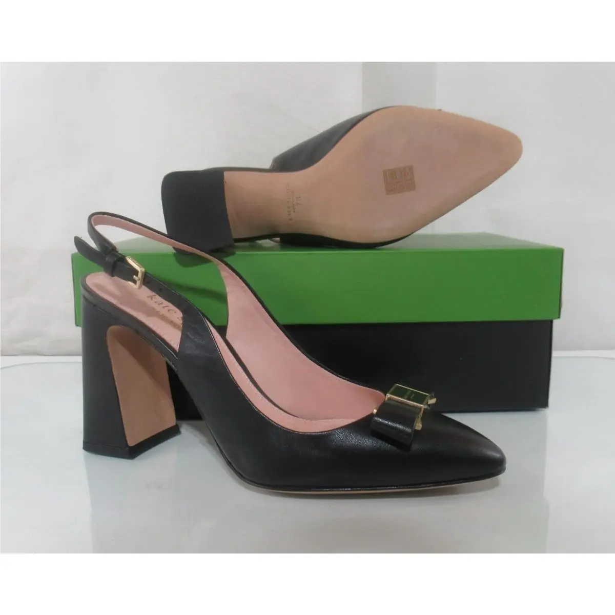Kate Spade shoes - Kate Spade New York Bowdie Sling - KB829 - Black (UPC: 196021231285) 6