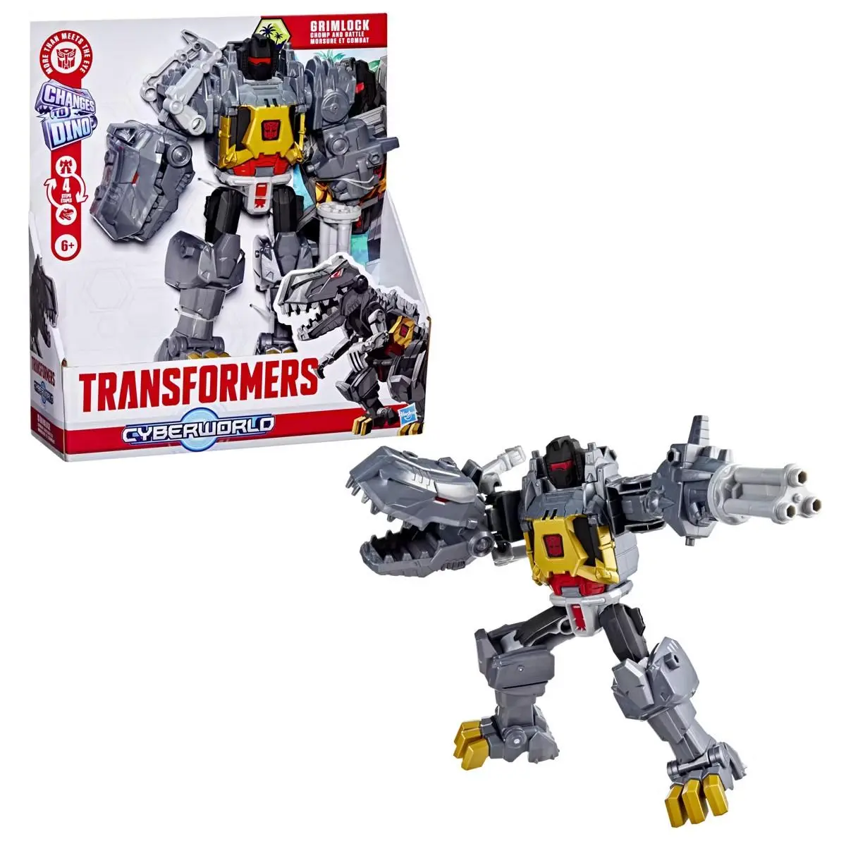 Transformers Cyberworld Grimlock Chomp Battle