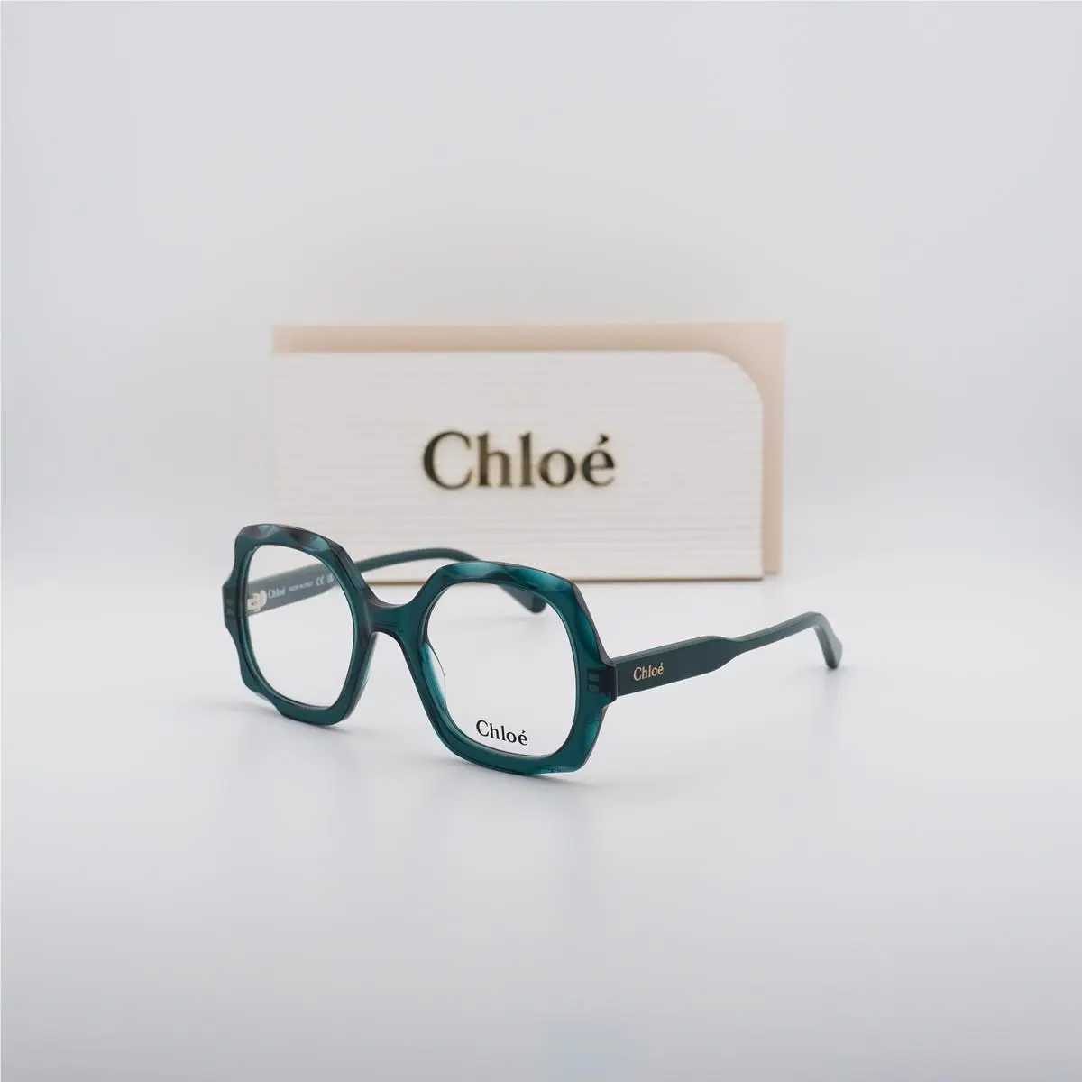Chloe CH0228O 006 Petrol Green 51mm Eyeglasses