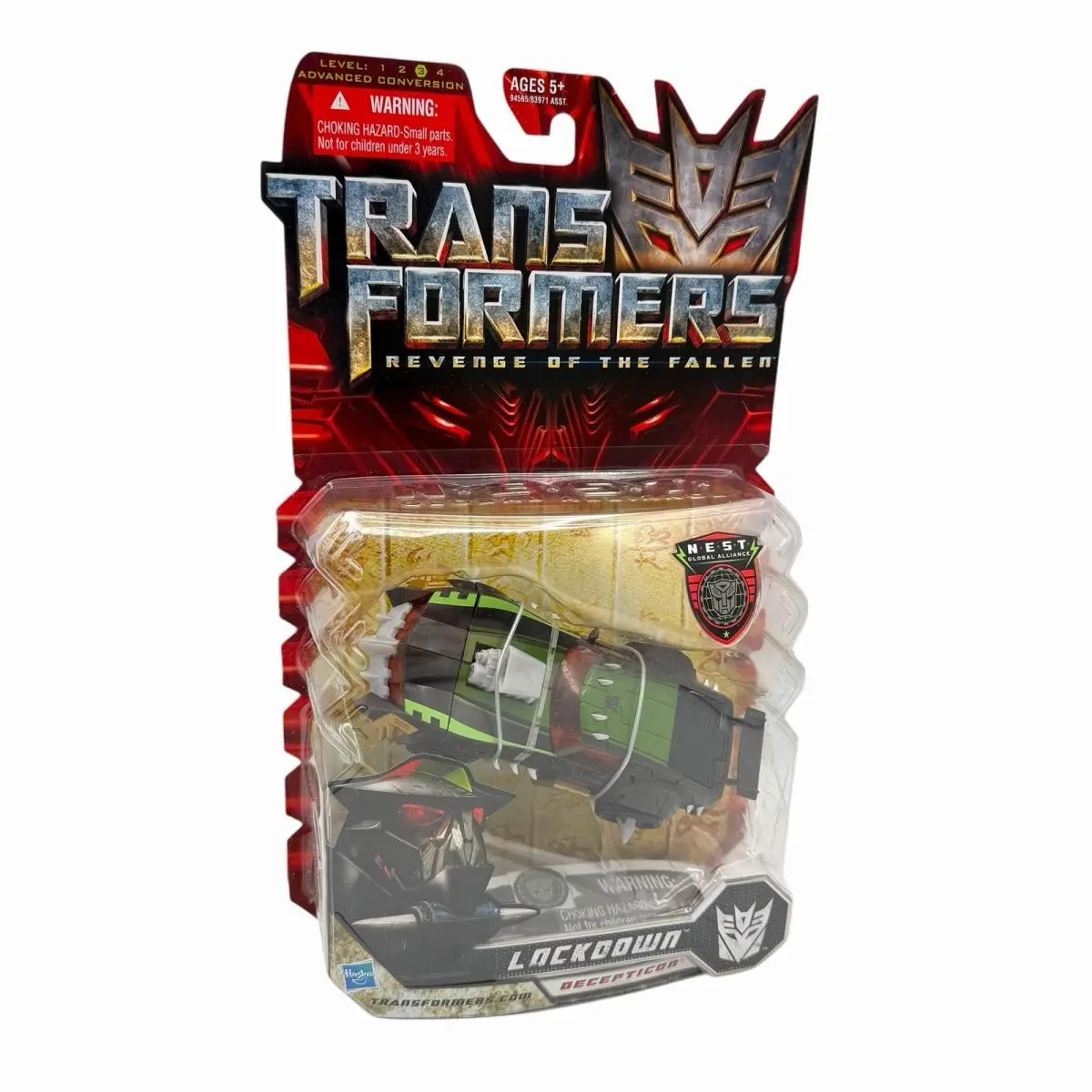 Hasbro Transformers Revenge of The Fallen Deluxe Class N.e.s.t Lockdown Rare