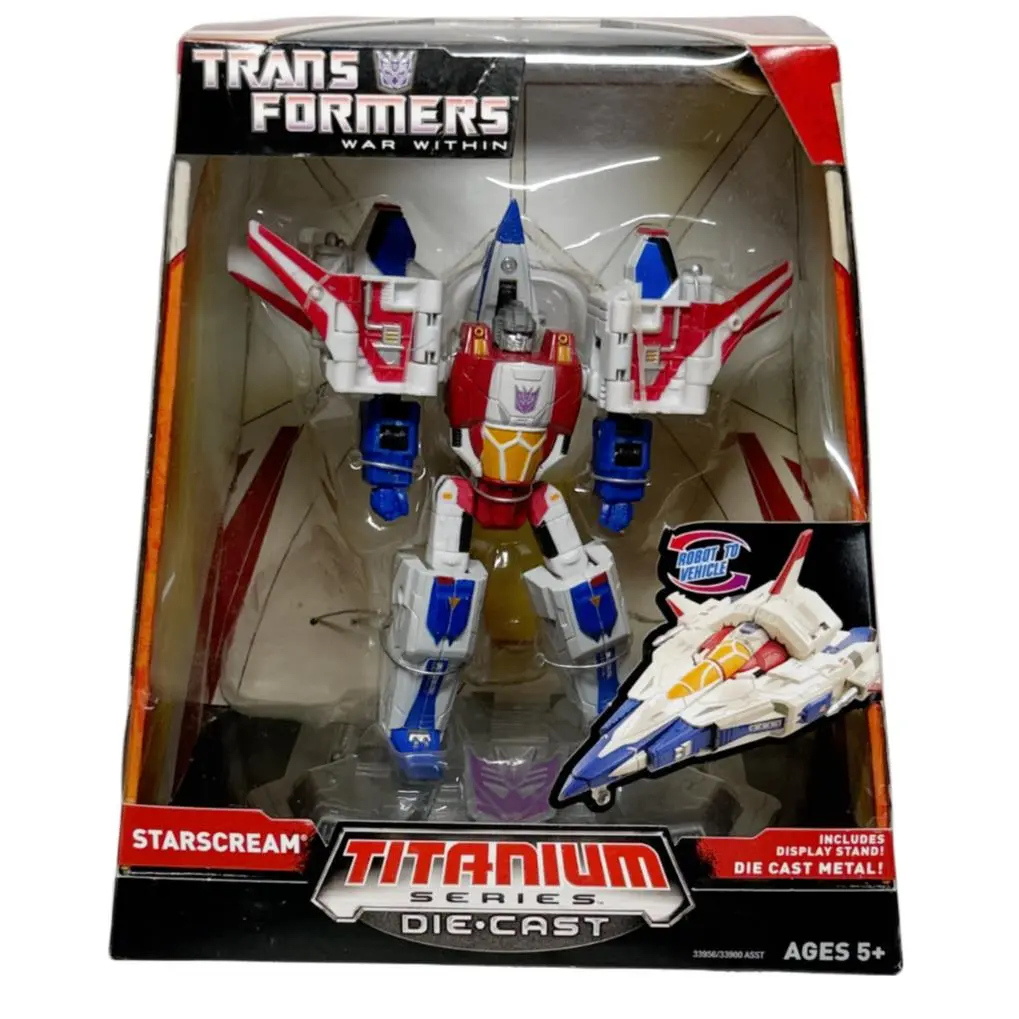 Transformers War Within - Starscream Figure – Titanium Series Misb Vintage 2006