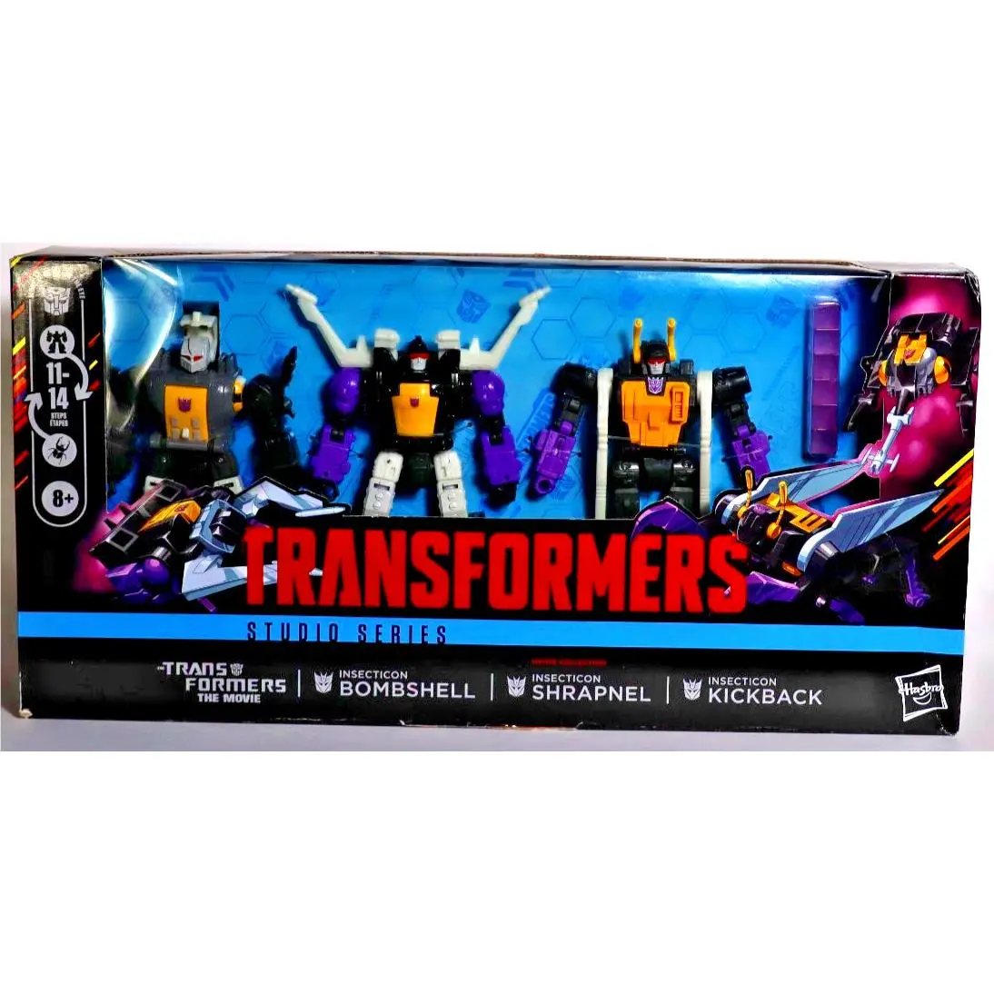 Hasbro Transformers Studio Series 6 Insecticon 3-Pack -mtmte