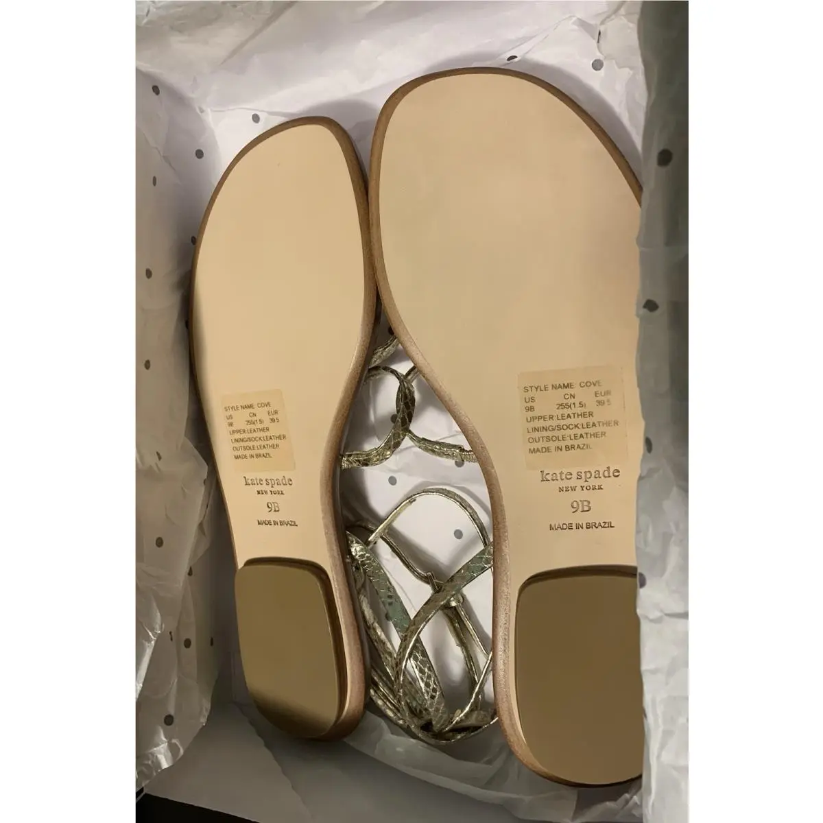 Kate Spade shoes - KD355 - KD355 - Gold (UPC: 0196021284922) 4