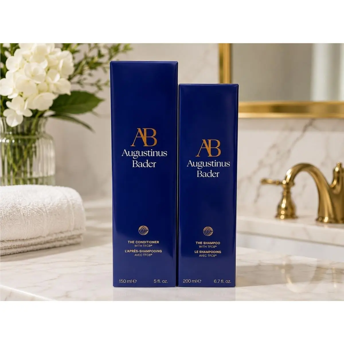 Hair Care Set Shampoo Conditioner TFC8 6.7 oz 5 oz by Augustinus Bader