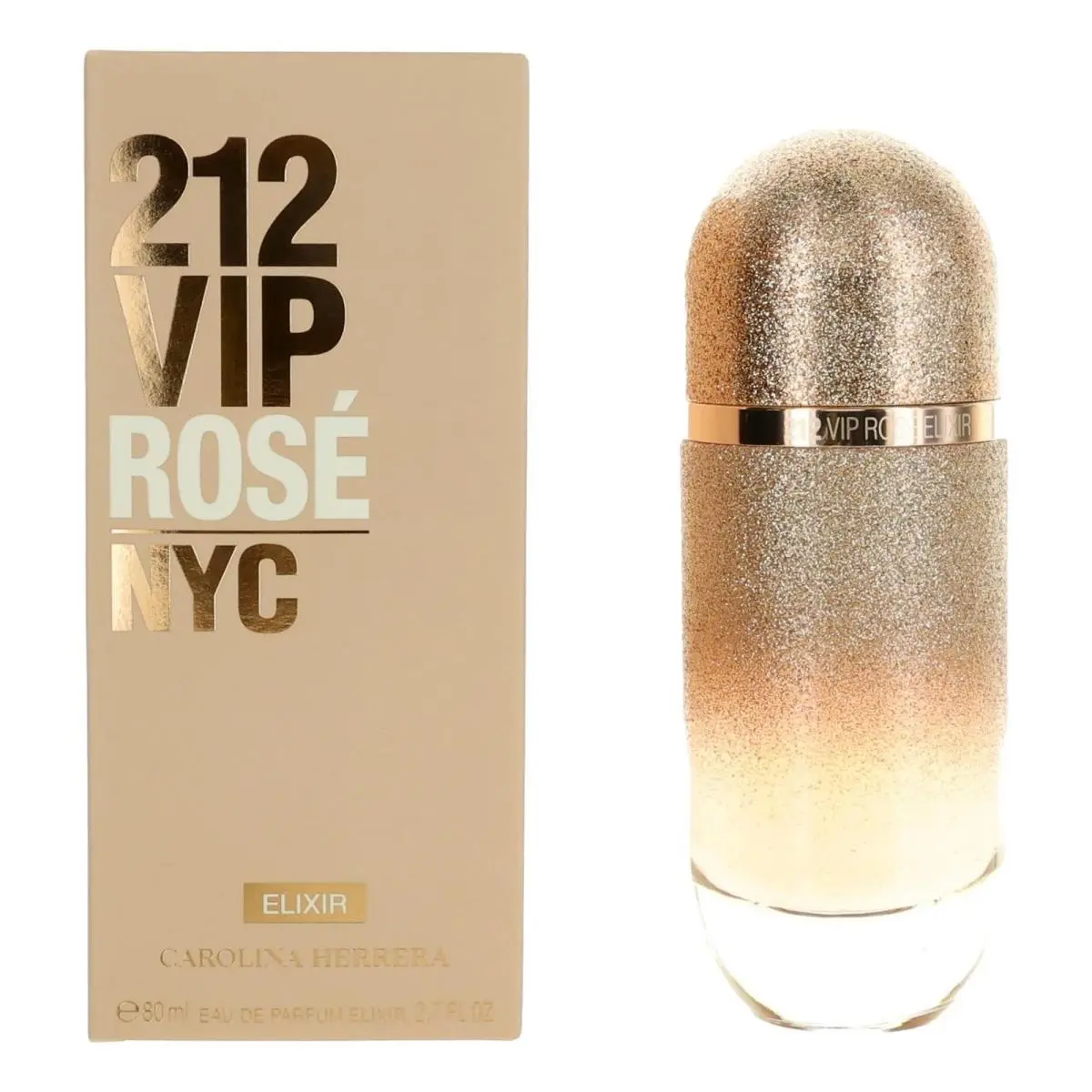 212 Vip Rose Elixir by Carolina Herrera 2.7oz Edp Elixir Spray Women