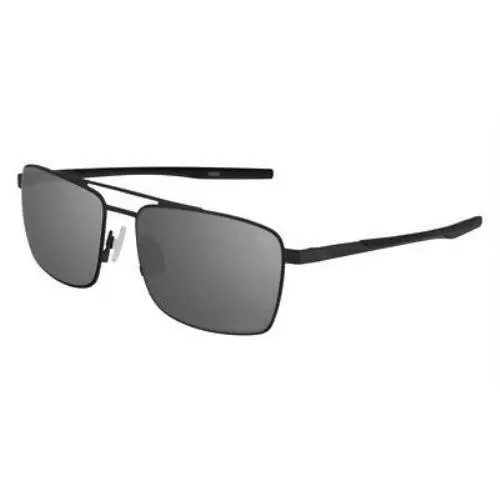 PU0222S 001 Ruthenium Silver Polarized Mirror Sunglasses by Puma