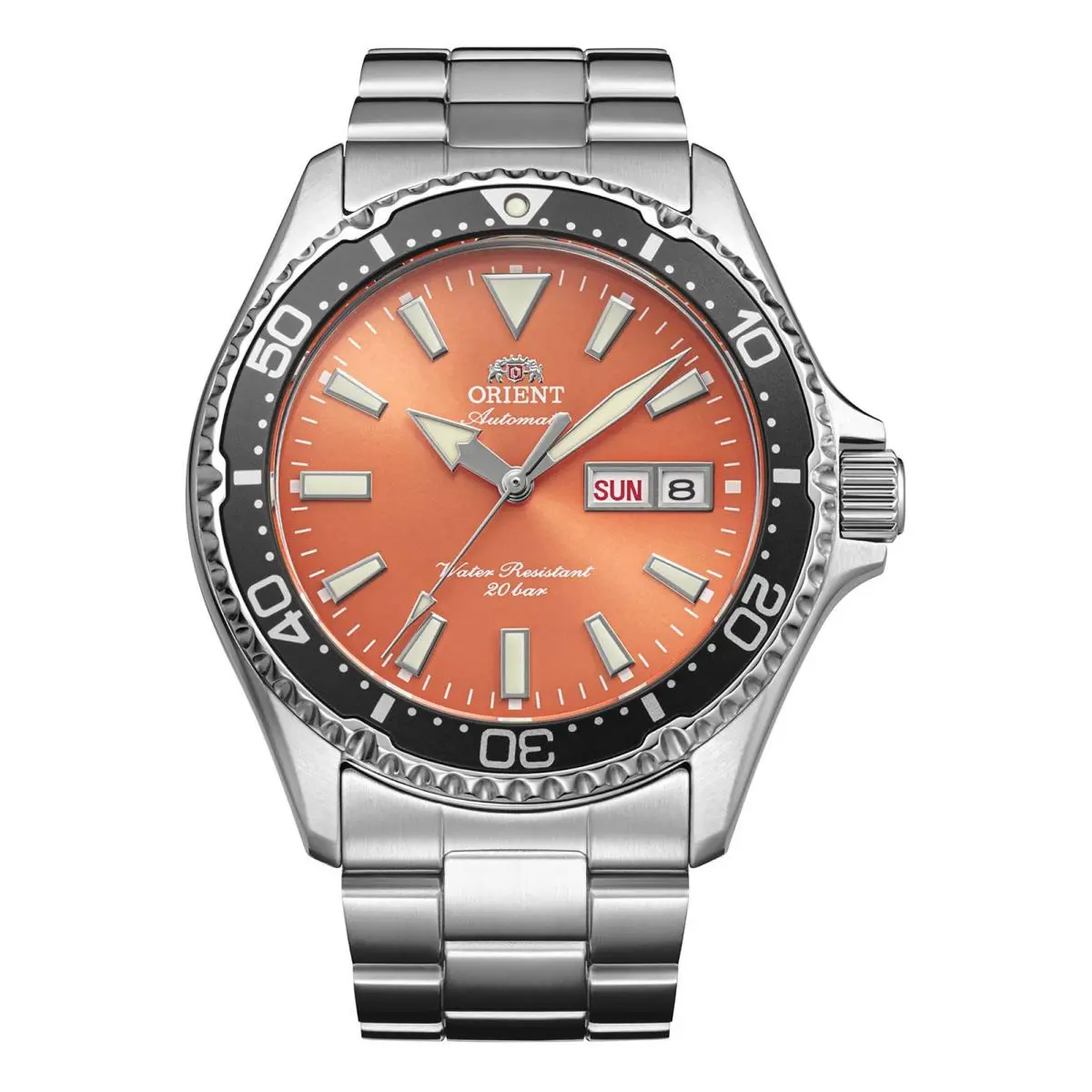 Orient Men`s Sports Kamasu Mako V 41mm Automatic Watch RA-AA0826Y