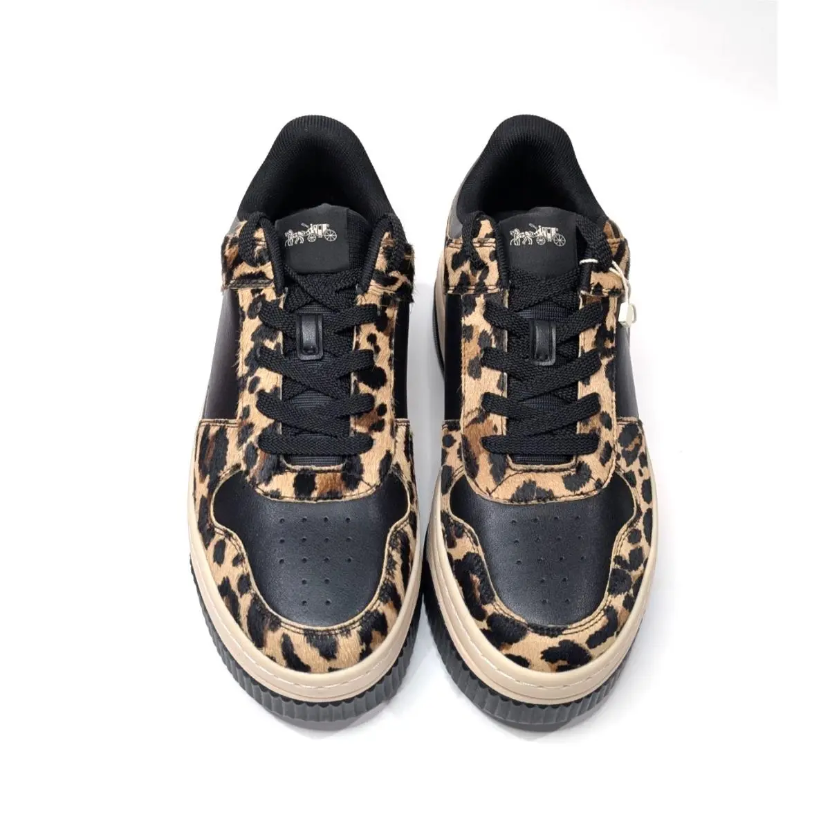 Coach shoes - Coach Platform Sneaker - Platform Sneaker - CCI57 - Black/Leopard 12