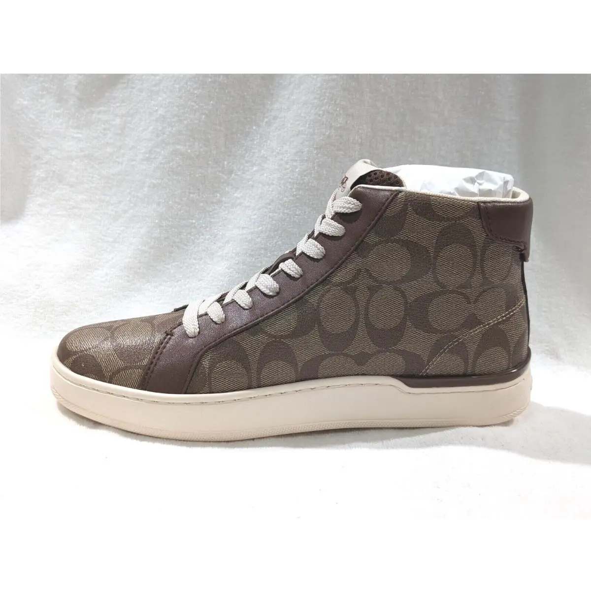 Coach shoes - Coach Clip High Top - Clip High Top - G5367 - Khaki/Saddle 14