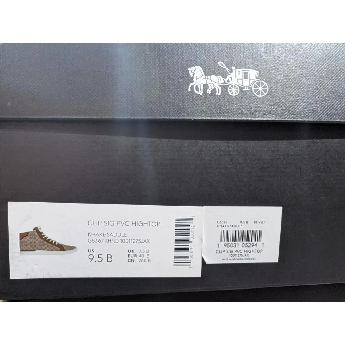 Coach shoes - Coach Clip High Top - Clip High Top - G5367 - Khaki/Saddle 16