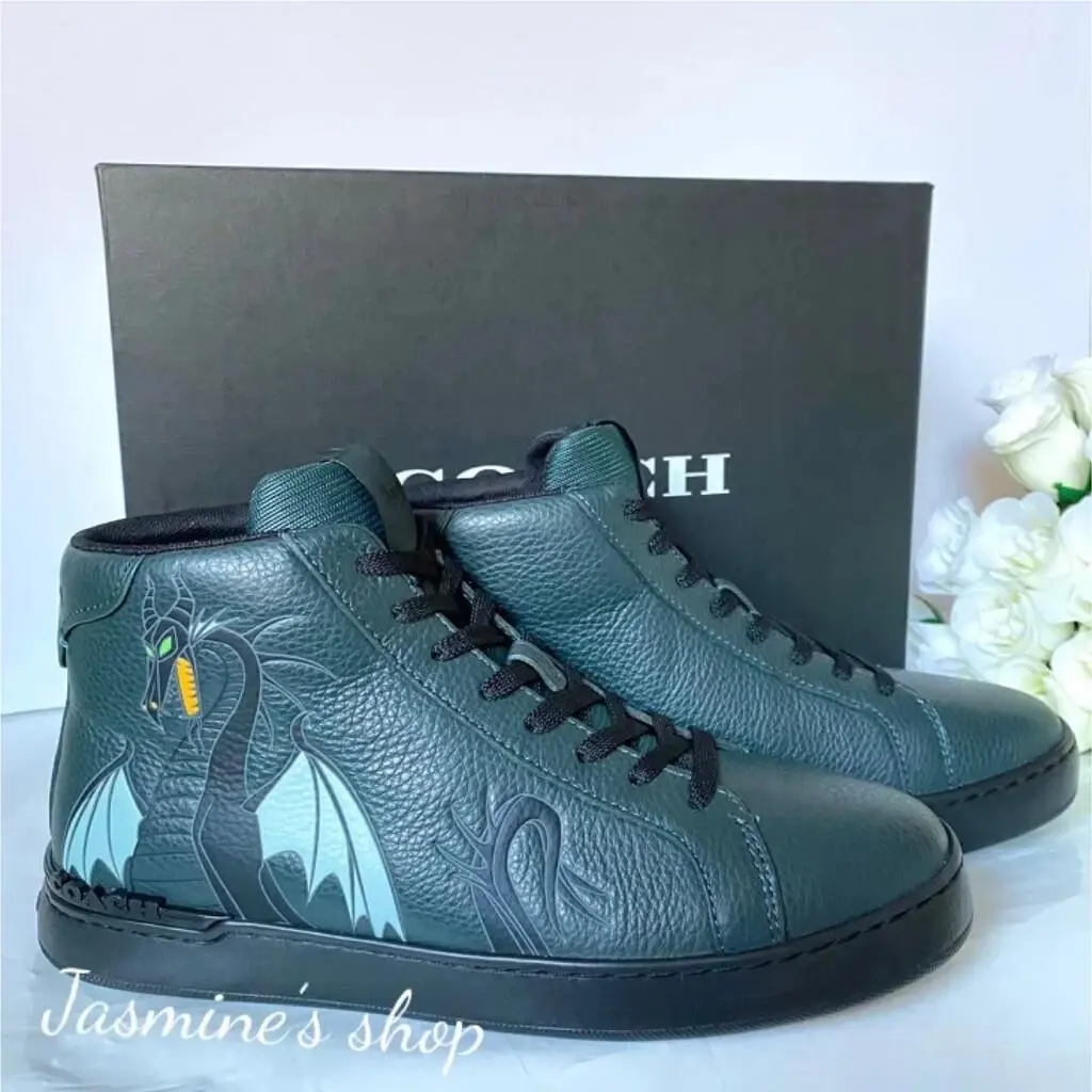 Coach shoes - high top sneaker - high top sneaker - cc730 - Green 1