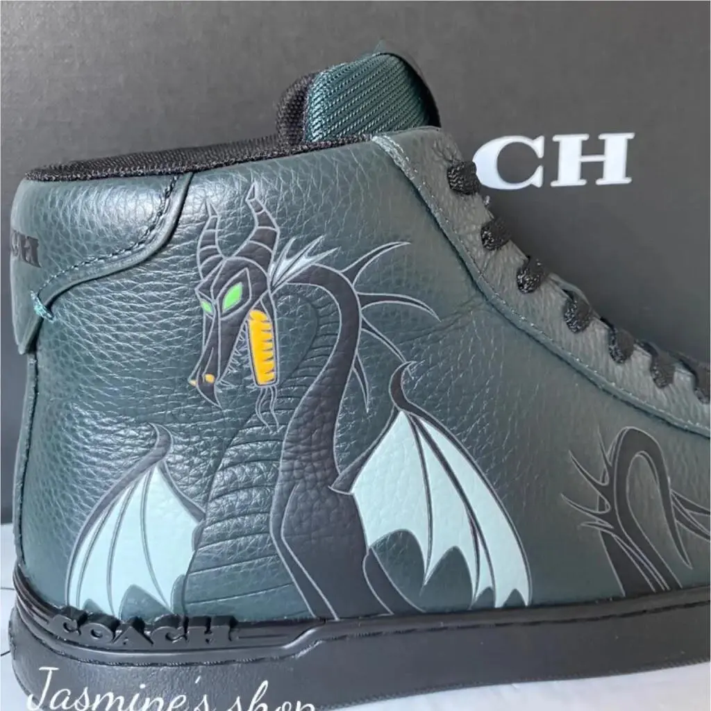 Coach shoes - high top sneaker - high top sneaker - cc730 - Green 12