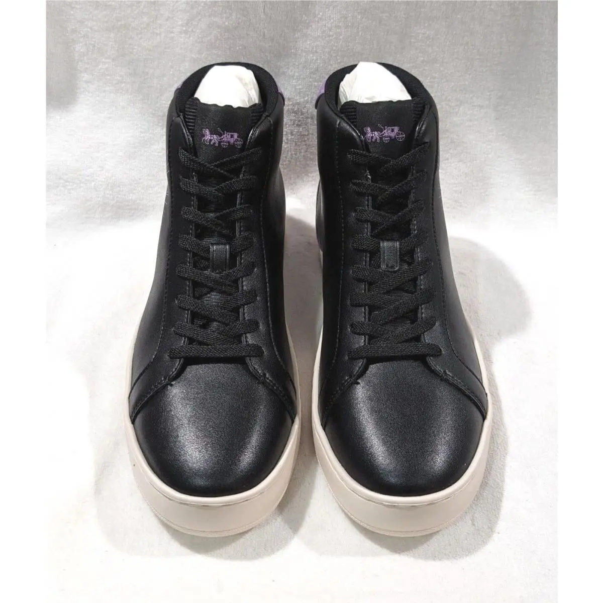 Coach shoes - Coach Clip High Top - Clip High Top - Black/Iris 1