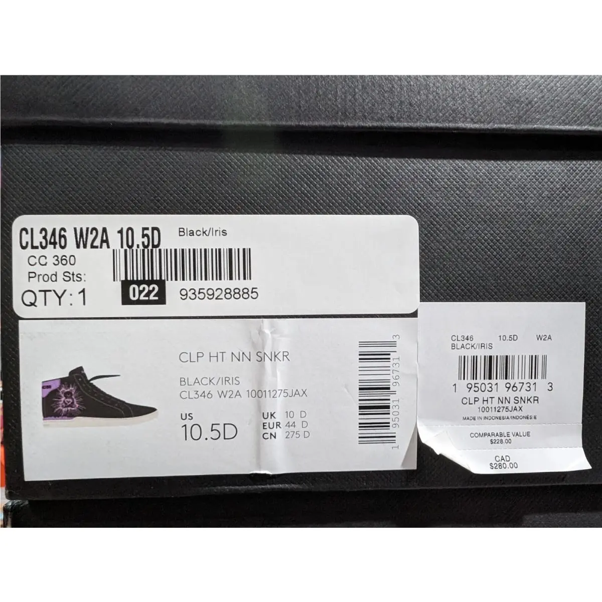 Coach shoes - Coach Clip High Top - Clip High Top - Black/Iris 7