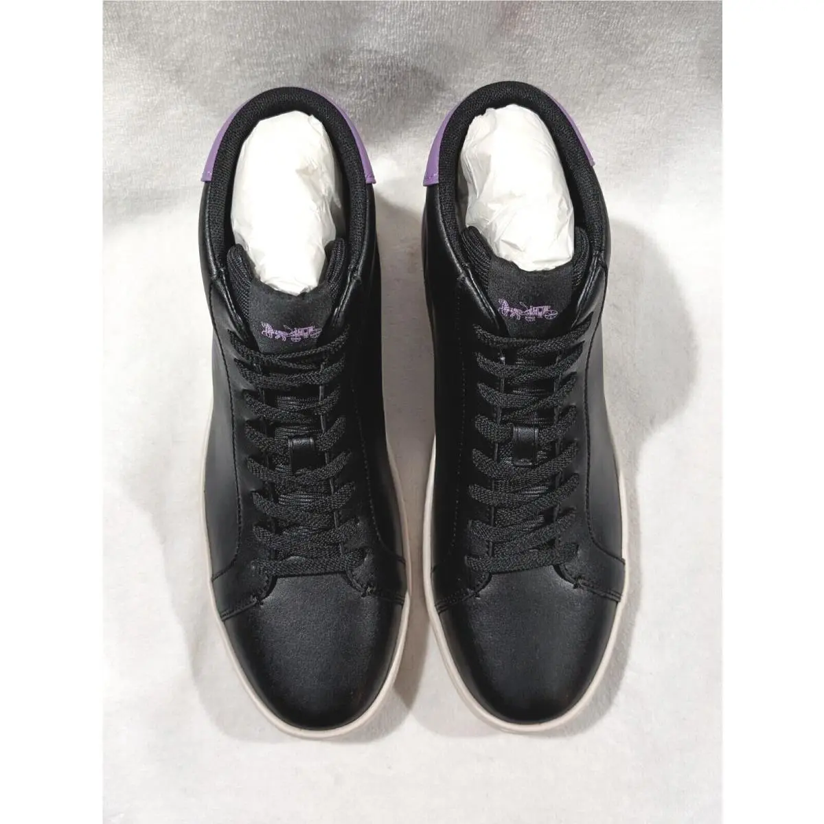 Coach shoes - Coach Clip High Top - Clip High Top - Black/Iris 2